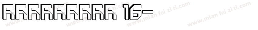 Dotgothic 16字体转换